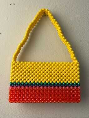 Susan Alexandra Buttercup Beaded Handbag